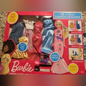 Barbie 150 piece clothing set